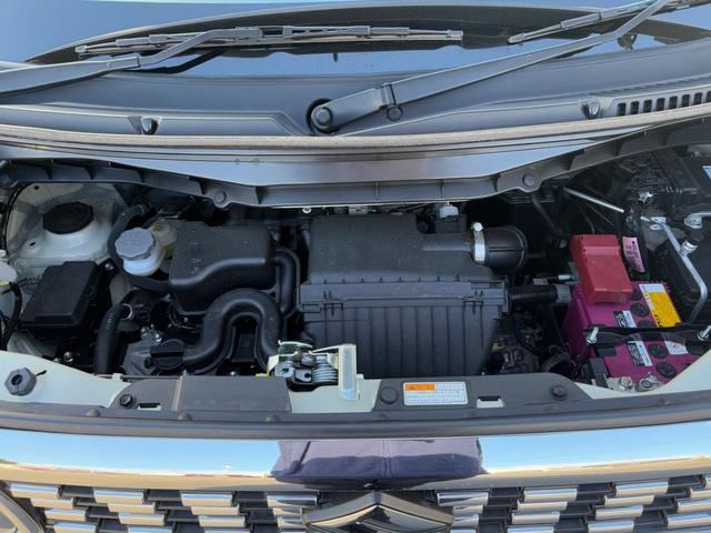 ワゴンＲスマイル ハイブリッドＳ　２トーンルーフパッケージ装着車　オーディオレス　ワンアクションパワースライドドア（両側）　前席シートヒーター　プッシュスタートエンジン　デュアルカメラブレーキサポート　誤発進抑制機能　ＳＲＳエアバック　キーレスプッシュスタート（43枚目）