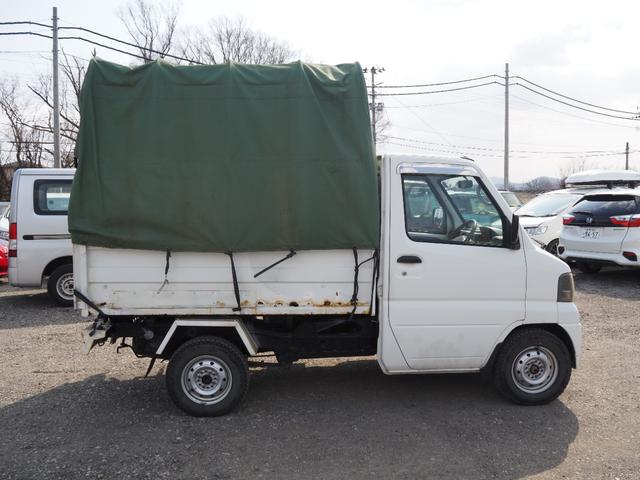 ミニキャブトラック 　ダンプ　幌付き　車検令和７年９月　５ＭＴ　エアコン（3枚目）