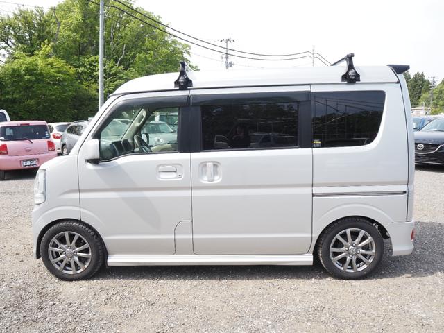 エブリイワゴン ＪＰターボ　１年保証　ハイルーフ　車検令和９年５月　４ＷＤ　ターボ　ローダウン　レーダーブレーキサポート　ルーフキャリア　プッシュスタート　シートヒーター（8枚目）