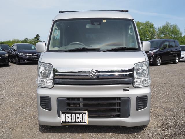 エブリイワゴン ＪＰターボ　１年保証　ハイルーフ　車検令和９年５月　４ＷＤ　ターボ　ローダウン　レーダーブレーキサポート　ルーフキャリア　プッシュスタート　シートヒーター（10枚目）