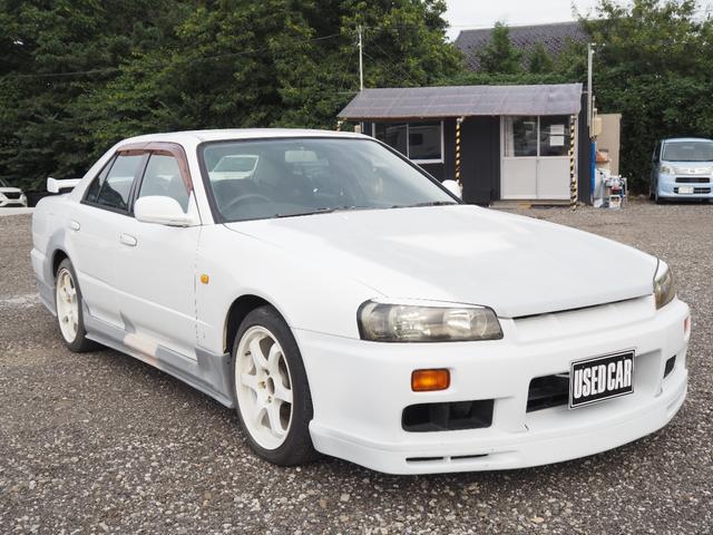 スカイライン ＧＴ　車検Ｒ９年９月　オートマ　ＥＴＣ　フルエアロ　１７インチＡＷ（3枚目）