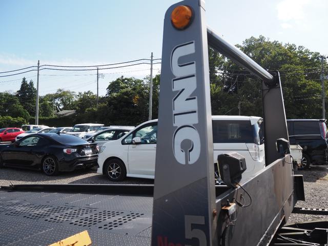キャンター  積載車 セミフラット オートマ 車検R8年10月 ユニック製Neo5 ナビ リモコン 積載量2450kg(35枚目)