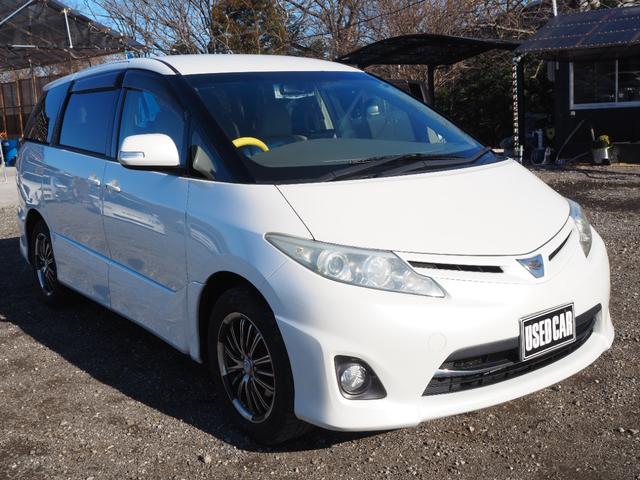 エスティマ アエラス　車検令和８年３月　４ＷＤ　左側パワスラ　ナビ　ＥＴＣ（2枚目）