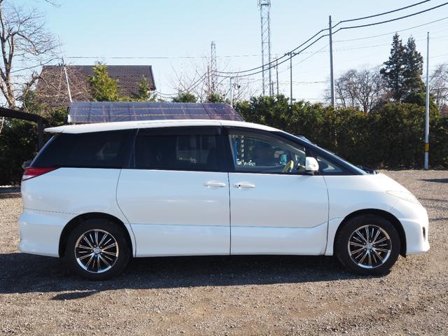 エスティマ アエラス　車検令和８年３月　４ＷＤ　左側パワスラ　ナビ　ＥＴＣ（3枚目）
