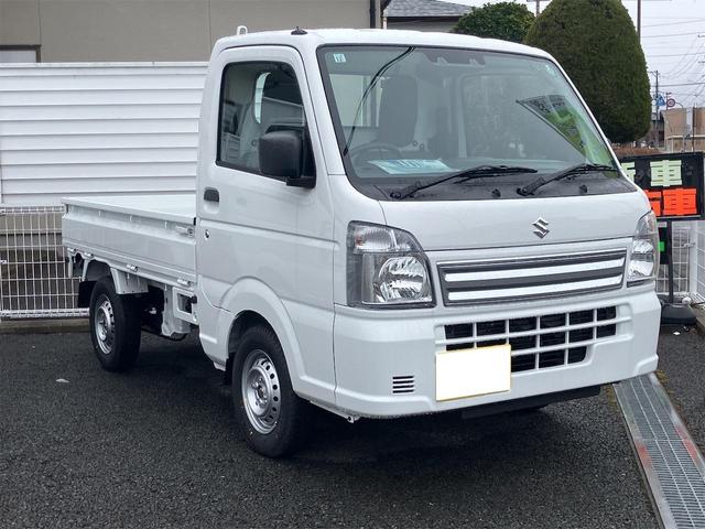 キャリイトラック ＫＣエアコン・パワステ　４ＷＤ　軽トラック　ＡＴ　衝突被害軽減システム　クリアランスソナー　レーンアシスト　アイドリングストップ　オートライト　ＥＳＣ　エアコン　パワーステアリング　パワーウィンドウ　運転席エアバッグ（3枚目）