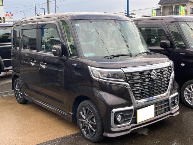 スペーシアカスタム ハイブリッドＧＳ　４ＷＤ　両側スライド・片側電動　クリアランスソナー　オートクルーズコントロール　レーンアシスト　衝突被害軽減システム　オートライト　ＬＥＤヘッドランプ　スマートキー　アイドリングストップ（13枚目）