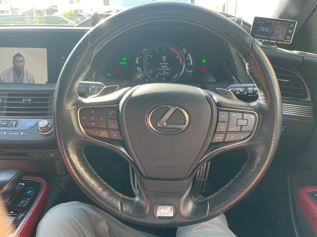 ＬＳ ＬＳ５００ｈ　Ｆスポーツ　サンルーフ・モデリスタ・純正ナビ・パノラミックビューモニター・ＥＴＣ２．０・シートヒーター＆ベンチレーション・ステアリングヒーター・レクサスセーフティセンス（17枚目）