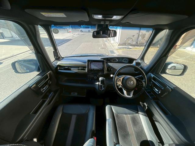 Ｎ－ＢＯＸカスタム Ｇ・ＥＸターボホンダセンシング　両側パワースライドドア・レーダークルーズコントロール・純正ナビ・バックモニター・フルセグＴＶ・Ｂｌｕｅｔｏｏｔｈ接続・純正１５インチＡＷ・ハーフレザーシート・ビルトインＥＴＣ（6枚目）