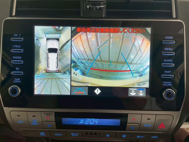 ランドクルーザープラド ＴＸ　Ｌパッケージ　マットブラックエディション　ＴＲＤエアロ・ＴＲＤマフラー・メーカーナビ・パノラミックビューモニター・サンルーフ・ベージュ本革シート・ブラインドスポットモニター・寒冷地仕様・フルセグＴＶ（6枚目）