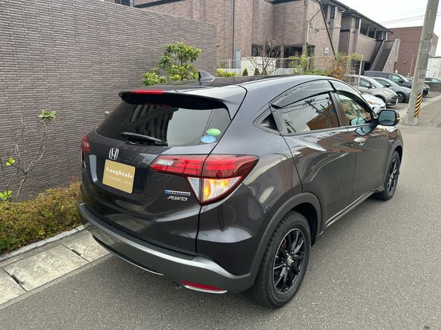 ヴェゼル ハイブリッドＸ・ホンダセンシング　寒冷地仕様・シートヒーター・純正ナビ・ＴＶ・バックモニター・フルセグ・ホンダセンシング・４ＷＤ・スマートプッシュスタート（3枚目）