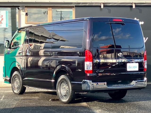 ハイエースバン ロングスーパーGL Carica Cal‘sMotor オリジナルカスタマイズカー 純正7インチナビ シーケンシャルLEDヘッドライト 全方位カメラ ETC クリアランスソナー ベットキット 専用シートカバー(14枚目)