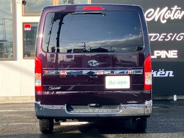 ハイエースバン ロングスーパーGL Carica Cal‘sMotor オリジナルカスタマイズカー 純正7インチナビ シーケンシャルLEDヘッドライト 全方位カメラ ETC クリアランスソナー ベットキット 専用シートカバー(15枚目)