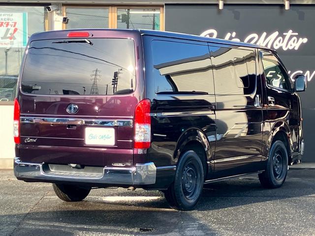 ハイエースバン ロングスーパーGL Carica Cal‘sMotor オリジナルカスタマイズカー 純正7インチナビ シーケンシャルLEDヘッドライト 全方位カメラ ETC クリアランスソナー ベットキット 専用シートカバー(16枚目)