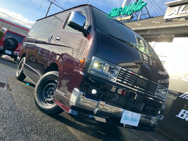 ハイエースバン ロングスーパーGL Carica Cal‘sMotor オリジナルカスタマイズカー 純正7インチナビ シーケンシャルLEDヘッドライト 全方位カメラ ETC クリアランスソナー ベットキット 専用シートカバー(18枚目)