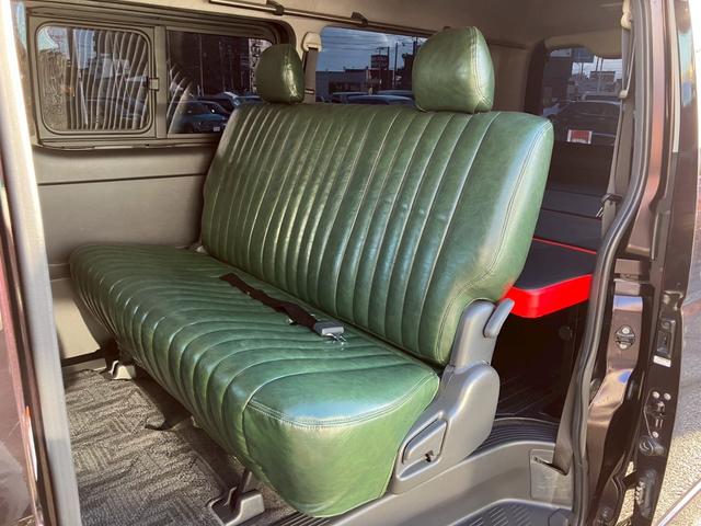 ハイエースバン ロングスーパーGL Carica Cal‘sMotor オリジナルカスタマイズカー 純正7インチナビ シーケンシャルLEDヘッドライト 全方位カメラ ETC クリアランスソナー ベットキット 専用シートカバー(59枚目)