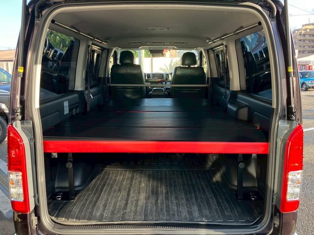 ハイエースバン ロングスーパーGL Carica Cal‘sMotor オリジナルカスタマイズカー 純正7インチナビ シーケンシャルLEDヘッドライト 全方位カメラ ETC クリアランスソナー ベットキット 専用シートカバー(64枚目)