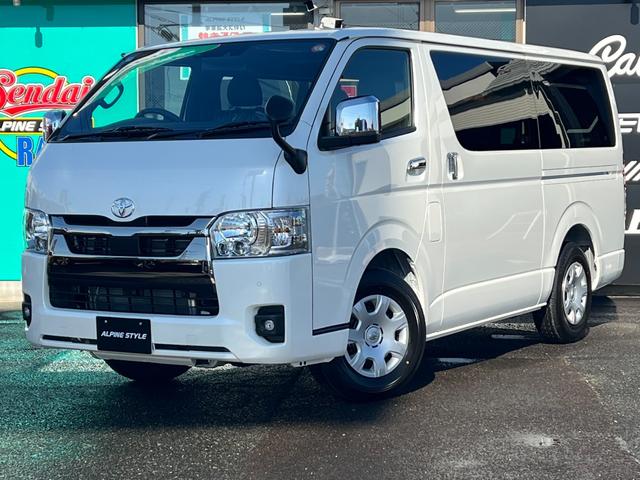 ハイエースバン スーパーＧＬ　ダークプライムＩＩ　ＡＬＰＩＮＥ１１インチナビ　パノラマミックビューモニター　両側パワースライドドア　ＥＴＣ２．０　ＨＤＭＩ　ＵＳＢ　リアヒーター　リアクーラー　フルセグテレビ（12枚目）