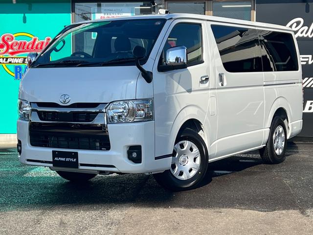 ハイエースバン スーパーＧＬ　ダークプライムＩＩ　ＡＬＰＩＮＥ１１インチナビ　パノラマミックビューモニター　両側パワースライドドア　ＥＴＣ２．０　ＨＤＭＩ　ＵＳＢ　リアヒーター　リアクーラー　フルセグテレビ（13枚目）
