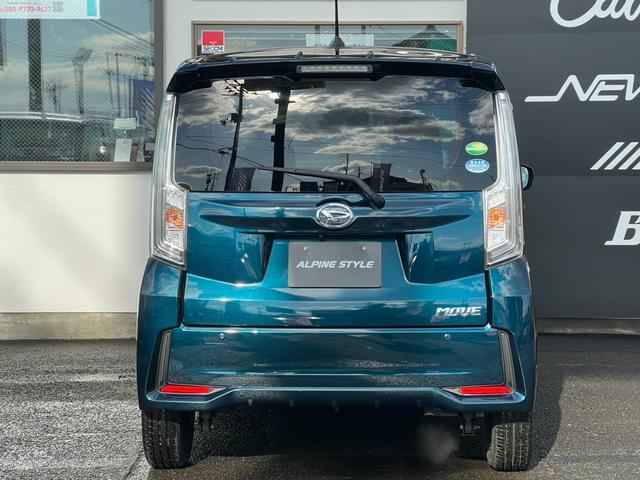 ムーヴ カスタム　ＸリミテッドＩＩ　ＳＡＩＩＩ　ワンオーナー　全方位カメラ　社外ナビ　フルセグ　ＤＶＤ再生　ドライブレコーダー　シートヒーター　衝突軽減ブレーキ　ＬＥＤヘッドライト　ＬＥＤフォグ　純正ＡＷ　純正マット　純正ドアバイザー　スマートキー（10枚目）