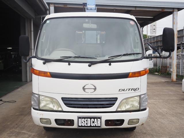 デュトロ 　クレーン　タダノＺＲ２６４　２．６３ｔ　パワーゲート極東Ｖ６０１Ａ　５ＭＴ　エアコン　ディーゼル　車検令和８年１０月　クレーンワイヤー新品（8枚目）