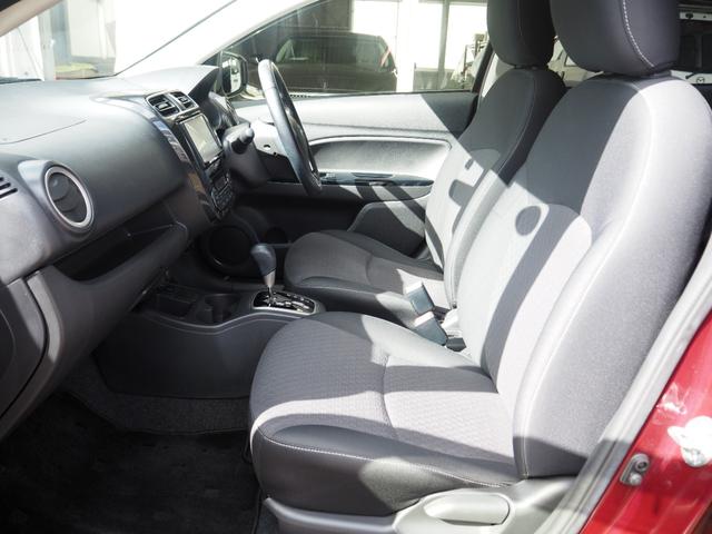 ミラージュ Ｇ　車検Ｒ９年６月　１年保証　ナビ　ＴＶ　バックカメラ　ＥＴＣ　アイドリングストップ　プッシュスタート（15枚目）