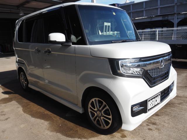 Ｎ－ＢＯＸカスタム Ｇ・Ｌホンダセンシング　車検Ｒ９年１２月　１年保証　ナビ　ＴＶ　バックカメラ　Ｂｌｕｅｔｏｏｔｈ　前席シートヒーター　ＥＴＣ　左側パワスラ（4枚目）