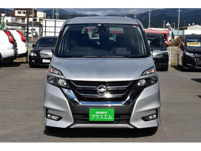 セレナ ハイウェイスター　Ｖセレクション　プロパイロット・駐車アシスト・エマージェンシーブレーキ・障害物センサー・インテリルームミラー・ナビ・フルセグＴＶ・Ｂｌｕ－ｒａｙ・Ｂｌｕｅｔｏｏｔｈ・アラウンドビューモニター・フリップダウンモニター（3枚目）