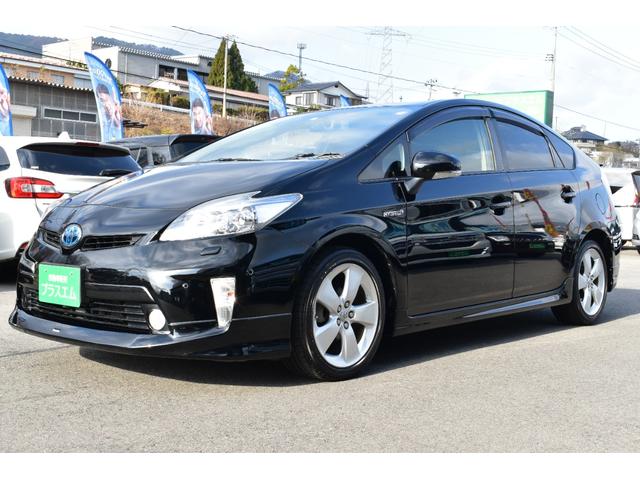 プリウス Gツーリングセレクションレザーパッケージ モデリスタエアロ・革シート・電動シート・衝突軽減ブレーキ・障害物センサー・ナビ・バックカメラ・フルセグ・CD・DVD・Bluetooth・LEDライト・ヘッドアップディスプレイ・純正17AW・ETC(2枚目)