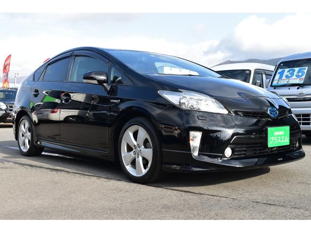 プリウス Gツーリングセレクションレザーパッケージ モデリスタエアロ・革シート・電動シート・衝突軽減ブレーキ・障害物センサー・ナビ・バックカメラ・フルセグ・CD・DVD・Bluetooth・LEDライト・ヘッドアップディスプレイ・純正17AW・ETC(6枚目)