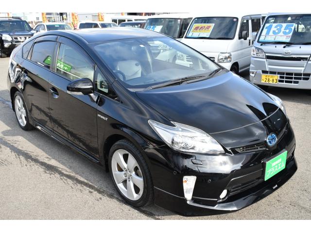 プリウス Gツーリングセレクションレザーパッケージ モデリスタエアロ・革シート・電動シート・衝突軽減ブレーキ・障害物センサー・ナビ・バックカメラ・フルセグ・CD・DVD・Bluetooth・LEDライト・ヘッドアップディスプレイ・純正17AW・ETC(7枚目)