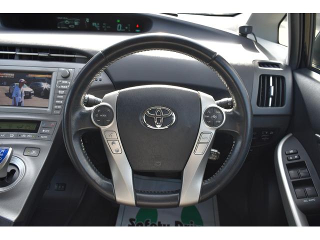 プリウス Gツーリングセレクションレザーパッケージ モデリスタエアロ・革シート・電動シート・衝突軽減ブレーキ・障害物センサー・ナビ・バックカメラ・フルセグ・CD・DVD・Bluetooth・LEDライト・ヘッドアップディスプレイ・純正17AW・ETC(26枚目)