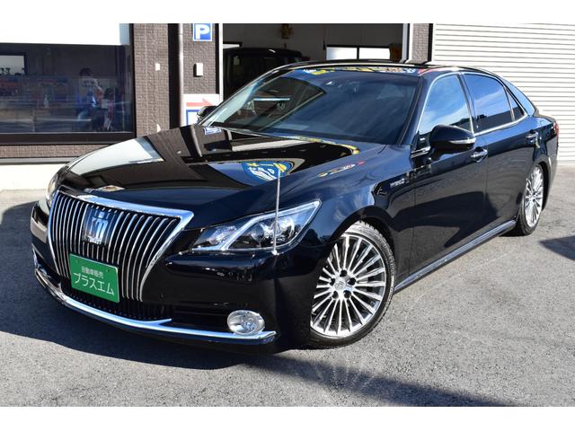 クラウンマジェスタ Fバージョン 車高調・オプション18インチAW・SDナビ・フルセグTV・バックカメラ・CD・DVD・Blu-ray・Bluetooth・前後障害物センサー・ドラレコ・黒革シート・シートベンチレーション・ETC・後期(2枚目)