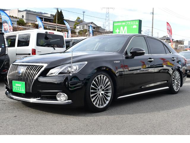 クラウンマジェスタ Fバージョン 車高調・オプション18インチAW・SDナビ・フルセグTV・バックカメラ・CD・DVD・Blu-ray・Bluetooth・前後障害物センサー・ドラレコ・黒革シート・シートベンチレーション・ETC・後期(3枚目)