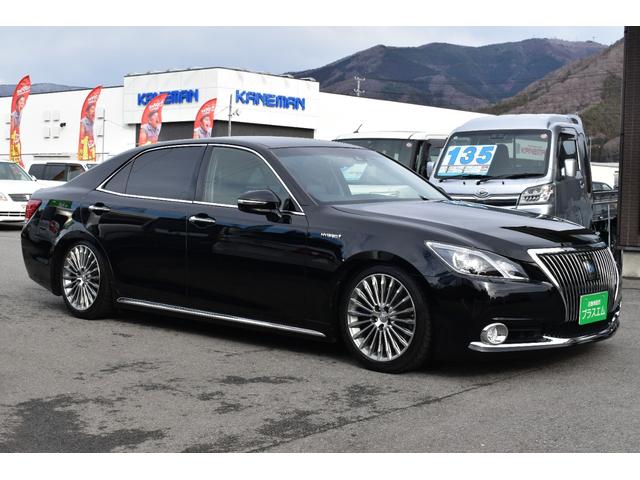 クラウンマジェスタ Fバージョン 車高調・オプション18インチAW・SDナビ・フルセグTV・バックカメラ・CD・DVD・Blu-ray・Bluetooth・前後障害物センサー・ドラレコ・黒革シート・シートベンチレーション・ETC・後期(9枚目)