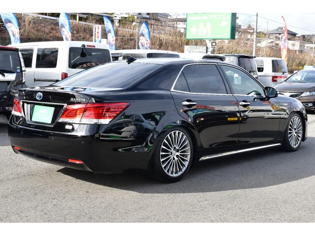 クラウンマジェスタ Fバージョン 車高調・オプション18インチAW・SDナビ・フルセグTV・バックカメラ・CD・DVD・Blu-ray・Bluetooth・前後障害物センサー・ドラレコ・黒革シート・シートベンチレーション・ETC・後期(20枚目)