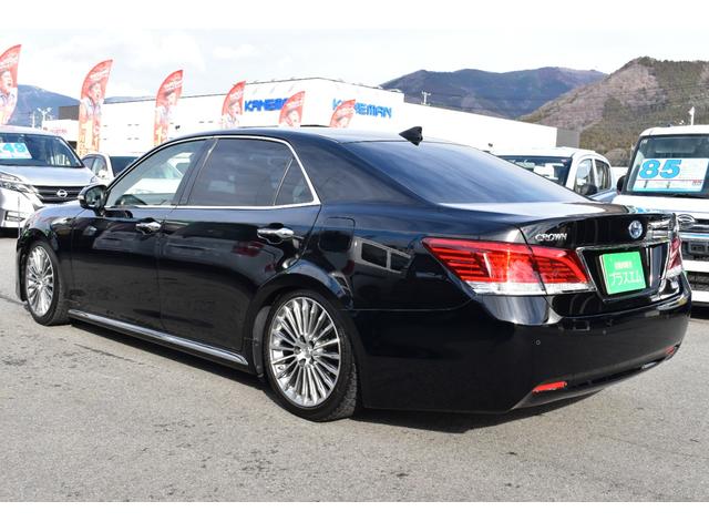 クラウンマジェスタ Fバージョン 車高調・オプション18インチAW・SDナビ・フルセグTV・バックカメラ・CD・DVD・Blu-ray・Bluetooth・前後障害物センサー・ドラレコ・黒革シート・シートベンチレーション・ETC・後期(24枚目)