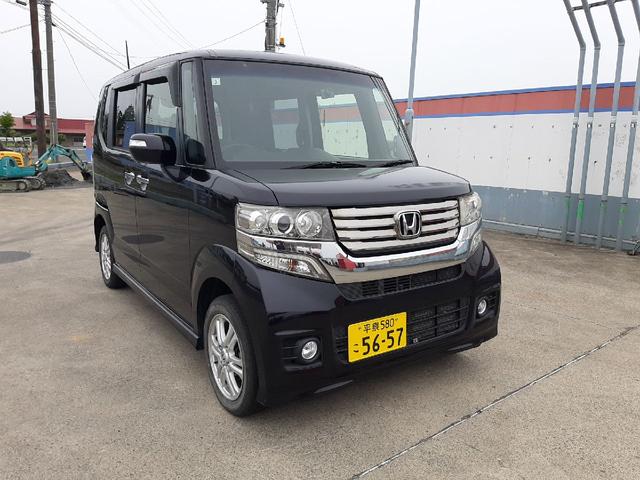 Ｎ－ＢＯＸカスタム Ｇ　ＡＴ　４ＷＤ　ナビ　ＴＶ　バックモニター　スマートキー　ＥＴＣ（3枚目）