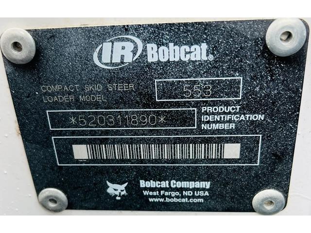 アメリカその他 bobcat 553 4WD スキッドステアローダー アワーメーター713h 新品タイヤ ディーゼル車(23枚目)