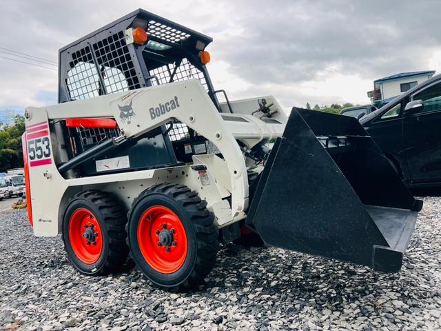 アメリカその他 bobcat 553 4WD スキッドステアローダー アワーメーター713h 新品タイヤ ディーゼル車(37枚目)