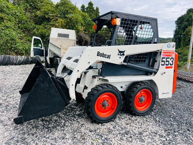 アメリカその他 bobcat 553 4WD スキッドステアローダー アワーメーター713h 新品タイヤ ディーゼル車(39枚目)
