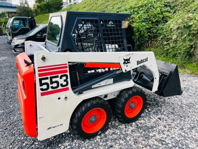 アメリカその他 bobcat 553 4WD スキッドステアローダー アワーメーター713h 新品タイヤ ディーゼル車(40枚目)
