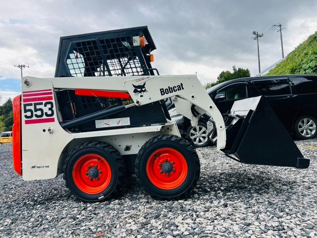 アメリカその他 bobcat 553 4WD スキッドステアローダー アワーメーター713h 新品タイヤ ディーゼル車(42枚目)