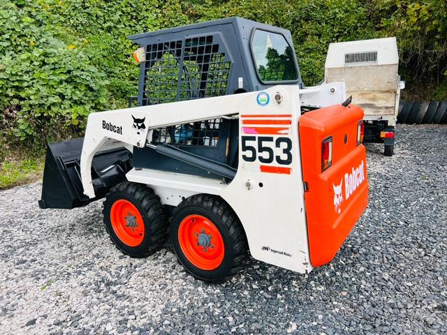 アメリカその他 bobcat 553 4WD スキッドステアローダー アワーメーター713h 新品タイヤ ディーゼル車(43枚目)
