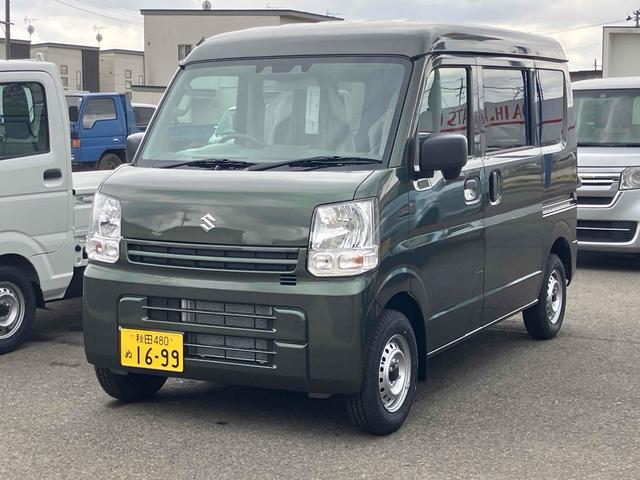 エブリイ ＰＣ　４ＷＤ　ＣＶＴ　衝突被害軽減システム　クリアランスソナー　レーンアシスト　両側スライドドア　アイドリングストップ　オートライト　ＥＳＣ　エアコン　パワーステアリング　パワーウィンドウ（2枚目）