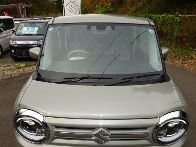 ワゴンＲスマイル ハイブリッドＳリミテッド　４ＷＤ　届出済未使用車　全方位モニター付９型メモリーナビ　　スマホ連携　Ｂｌｕｅｔｏｏｔｈ　両側パワスラ　純正１４インチ　前席シートヒーター　プッシュスタート　スマートキー　スズキセーフティサポート（3枚目）