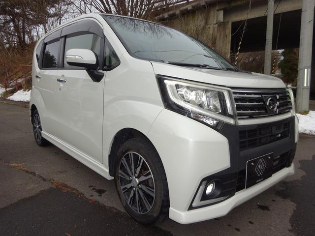 ムーヴ カスタム X ハイパーSAII 4WD 純正14AW LEDヘッドライト LEDフォグランプ 純正スマートキー スペアキー プッシュスタート オートエアコン アイドリングストップ ケンウッドナビ TV Bカメラ Bluetooth(4枚目)