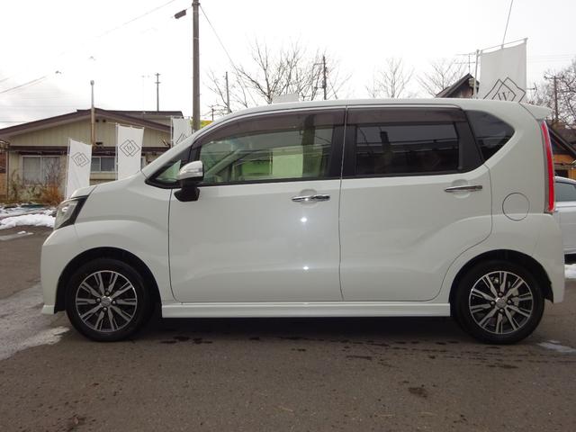 ムーヴ カスタム X ハイパーSAII 4WD 純正14AW LEDヘッドライト LEDフォグランプ 純正スマートキー スペアキー プッシュスタート オートエアコン アイドリングストップ ケンウッドナビ TV Bカメラ Bluetooth(12枚目)