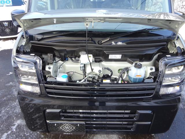 エブリイ Ｊリミテッド　ターボ　４ＷＤ　バックアイカメラ付７インチディスプレイオーディオ　スマホ連携　Ｂｌｕｅｔｏｏｔｈ　プッシュスタート　スマートキー　専用ＬＥＤヘッドライト　両側パワースライドドア　オートエアコン　ＣＶＴ（5枚目）