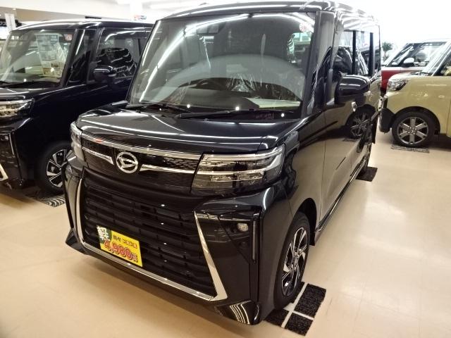 タント カスタムＸ　４ＷＤ　バックカメラ　純正マット　バイザー　届出済未使用車　純正ホイール　キーレスキー　プッシュスタート　パワースライドドア　電動パーキングブレーキ　シートヒーター（2枚目）