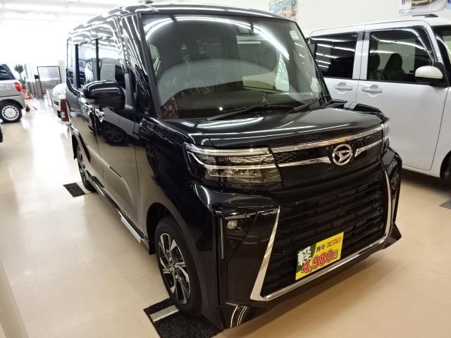 タント カスタムＸ　４ＷＤ　バックカメラ　純正マット　バイザー　届出済未使用車　純正ホイール　キーレスキー　プッシュスタート　パワースライドドア　電動パーキングブレーキ　シートヒーター（4枚目）
